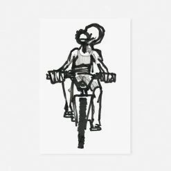 Lulu And Georgia 'Ride' Print By Adrian Brandon Walls