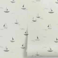 Lulu And Georgia Walls Sailboat Wallpaper By Rylee + Cru
