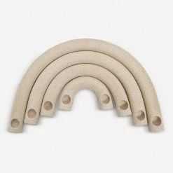 Lulu And Georgia Arc Candle Holder (Set Of 4) By SIN Curved + Rounded