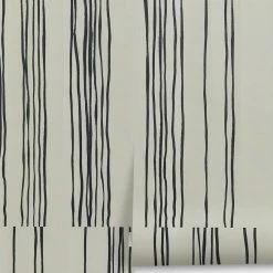 Lulu And Georgia Broken Stripe Wallpaper By Sarah Sherman Samuel