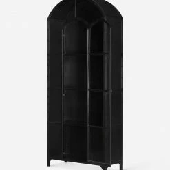Lulu And Georgia Cressida Curio Cabinet Curved + Rounded