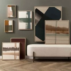 Lulu And Georgia Walls 'Neutral Abstract No. 12' Wall Art By Visual Contrast