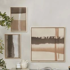Lulu And Georgia Earth Tones 'Neutral Abstract No. 4' Wall Art By Visual Contrast