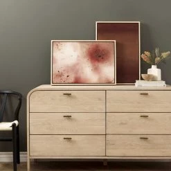 Lulu And Georgia Walls 'Neutral Abstract No. 5' Wall Art By Visual Contrast