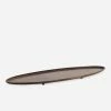 Lulu And Georgia Walnut Wood Elongated Oval Footed Plate By Namu Home Goods Organic Harmony Collection