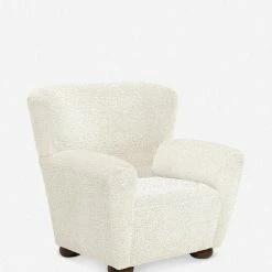 Lulu And Georgia Bouclé + Textural Fabric Avery Accent Chair