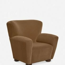 Lulu And Georgia Bouclé + Textural Fabric Avery Accent Chair