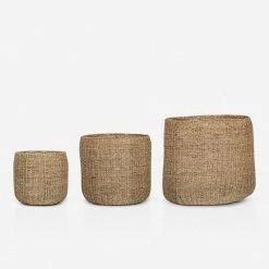 Lulu And Georgia La Jolla Seagrass Baskets (Set Of 3)