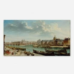 Lulu And Georgia 'A View Of Paris With The Ile De La Cité' Wall Art By Jean-Baptiste Raguenet Walls