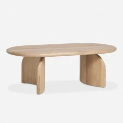 Lulu And Georgia Ada Oval Coffee Table, Natural Élan Byrd Collection