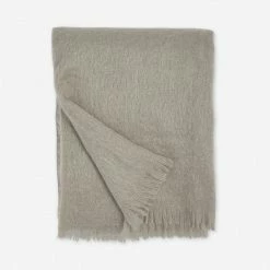 Brand new 💯 Lulu And Georgia Aimee Mohair Throw 😀 45 Lulu And Georgia Aimee Mohair Throw
