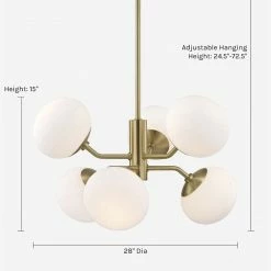 Lulu And Georgia Ainsley Chandelier Curved + Rounded