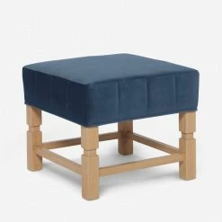 Lulu And Georgia Earth Tones Ambleside Ottoman By Ginny Macdonald