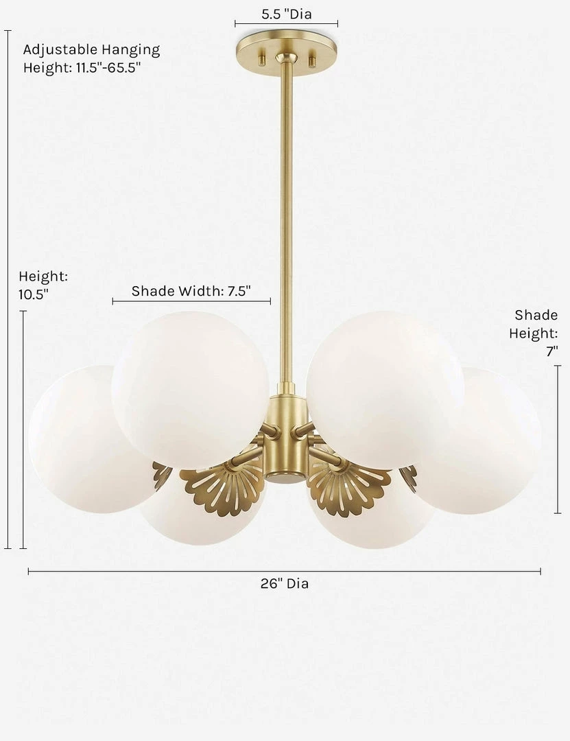 New โ๏ธ Lulu And Georgia Annetta Chandelier Curved + Rounded ๐ 4 Lulu And Georgia Annetta Chandelier Curved + Rounded