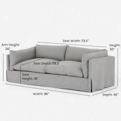 Lulu And Georgia Arlen Slipcover Sofa