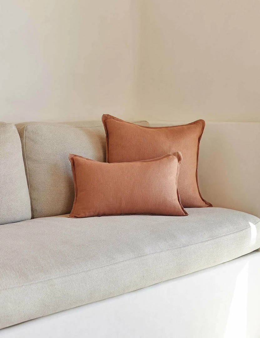 Cheapest 🛒 Lulu And Georgia Muted Pastels Arlo Linen Pillow 🥰 4 Lulu And Georgia Muted Pastels Arlo Linen Pillow