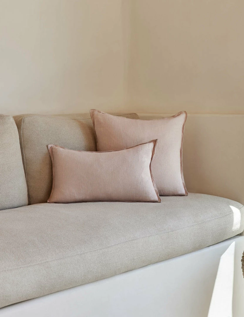 Cheapest 🛒 Lulu And Georgia Muted Pastels Arlo Linen Pillow 🥰 42 Lulu And Georgia Muted Pastels Arlo Linen Pillow