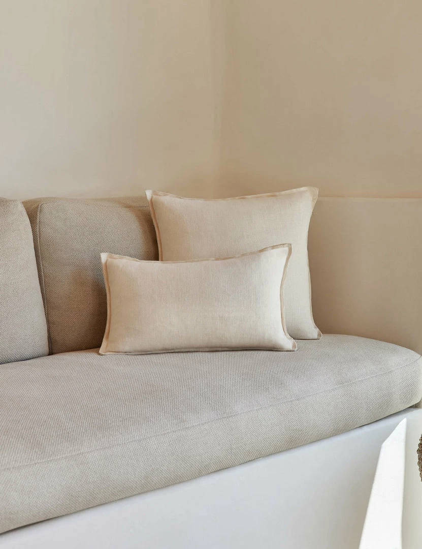 Cheapest 🛒 Lulu And Georgia Muted Pastels Arlo Linen Pillow 🥰 50 Lulu And Georgia Muted Pastels Arlo Linen Pillow