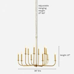 Lulu And Georgia Lighting Breck Chandelier By Arteriors