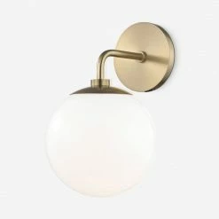 Lulu And Georgia Barella Sconce Curved + Rounded