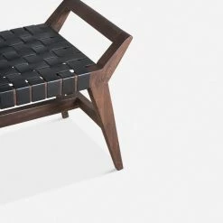 Lulu And Georgia Glendora Leather Bench Furniture