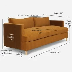 Brand new ๐ Lulu And Georgia Round + Curved Furniture Belmont Sofa By Ginny Macdonald ๐ 83 Lulu And Georgia Round + Curved Furniture Belmont Sofa By Ginny Macdonald