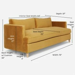 Brand new ๐ Lulu And Georgia Round + Curved Furniture Belmont Sofa By Ginny Macdonald ๐ 95 Lulu And Georgia Round + Curved Furniture Belmont Sofa By Ginny Macdonald