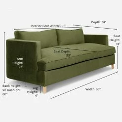 Brand new ๐ Lulu And Georgia Round + Curved Furniture Belmont Sofa By Ginny Macdonald ๐ 117 Lulu And Georgia Round + Curved Furniture Belmont Sofa By Ginny Macdonald