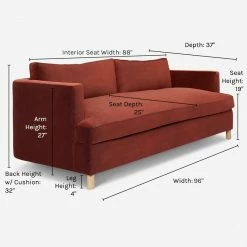 Brand new ๐ Lulu And Georgia Round + Curved Furniture Belmont Sofa By Ginny Macdonald ๐ 147 Lulu And Georgia Round + Curved Furniture Belmont Sofa By Ginny Macdonald