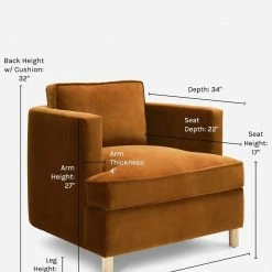 Lulu And Georgia Belmont Accent Chair By Ginny Macdonald Earth Tones