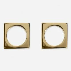 Lulu And Georgia Modernist Napkin Ring Set Muted Pastels