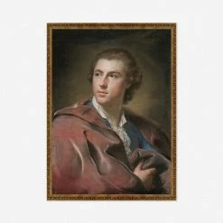 Lulu And Georgia 'Portrait Of William Burton Conyngham' Wall Art By Anton Raphael Mengs Earth Tones
