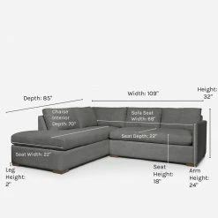 Top 10 ✔️ Lulu And Georgia Furniture Callahan Bumper Sectional Sofa ⭐ 60 Lulu And Georgia Furniture Callahan Bumper Sectional Sofa