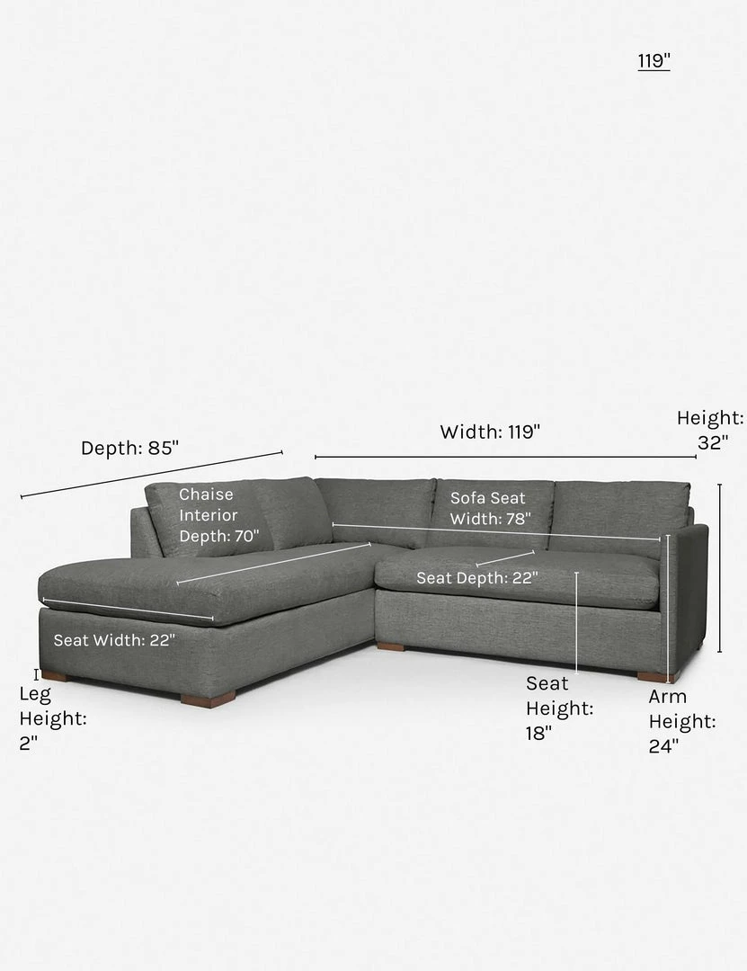 Top 10 ✔️ Lulu And Georgia Furniture Callahan Bumper Sectional Sofa ⭐ 12 Lulu And Georgia Furniture Callahan Bumper Sectional Sofa