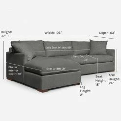 Lulu And Georgia Furniture Callahan Sectional Sofa