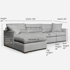 Lulu And Georgia Furniture Callahan Sectional Sofa