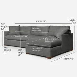 Lulu And Georgia Furniture Callahan Sectional Sofa