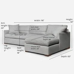 Lulu And Georgia Furniture Callahan Sectional Sofa