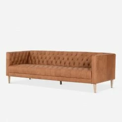 Lulu And Georgia Breanne Leather Sofa Furniture
