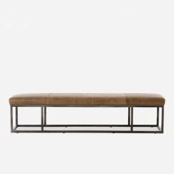 Lulu And Georgia Kabina Leather Bench