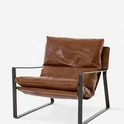 Lulu And Georgia Furniture Marlyne Leather Accent Chair