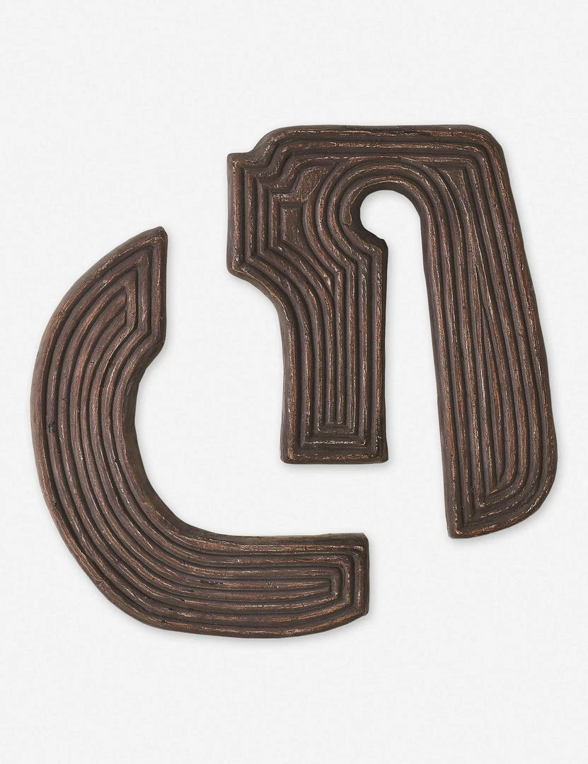 Coupon 👍 Lulu And Georgia Lemieux Et Cie Maly Wall Décor, Set Of 2 Sculptural 😀 3 Lulu And Georgia Lemieux Et Cie Maly Wall Décor, Set Of 2 Sculptural