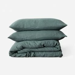 Lulu And Georgia Élan Byrd Collection Linen Bedding, Duvet Set By Cultiver