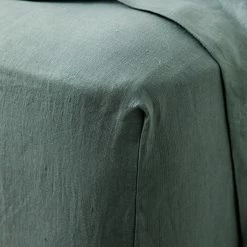 Lulu And Georgia Linen Bedding, Fitted Sheet By Cultiver Élan Byrd Collection