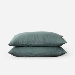 Lulu And Georgia Earth Tones Cultiver Linen Bedding, Pillowcase (Set Of 2)