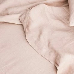 Lulu And Georgia Muted Pastels Cultiver Linen Bedding, Flat Sheet