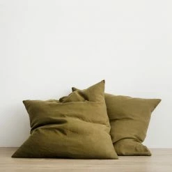 Lulu And Georgia Earth Tones Cultiver Linen Bedding, Pillowcase (Set Of 2)
