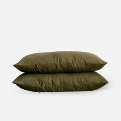 Lulu And Georgia Earth Tones Cultiver Linen Bedding, Pillowcase (Set Of 2)