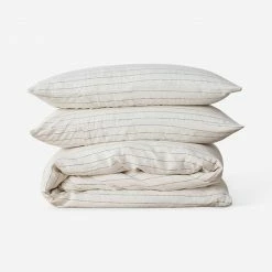 Lulu And Georgia Élan Byrd Collection Linen Bedding, Duvet Set By Cultiver