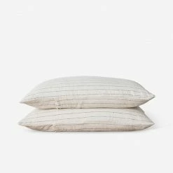 Lulu And Georgia Earth Tones Cultiver Linen Bedding, Pillowcase (Set Of 2)